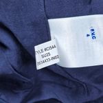 J.Crew  Cutaway vest top in linen Navy‎ CI544 14 NWT Career Sleeveless Photo 3