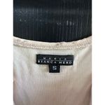 Maria Bianca Nero Vintage  Women's cream 100% silk Dress Size Small 90s Y2K 2000s Photo 13