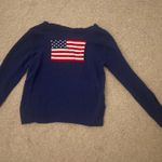 Brandy Melville Navy American Flag Sweater  Nico Photo 2