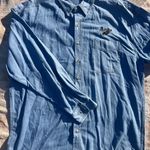 Vintage Alaska Embroidered Denim Button Down Shirt Oversized Size XXL Photo 3