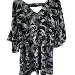 Island Edge Designs Hawaiian Aloha Tiare Floral Bell Quarter Sleeve Mini Dress L Size L Photo 0