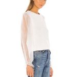 Majorelle Kinship Sweater with Organza Sleeves Sz. S Photo 6