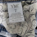 Ymi  Boot Cut 7 30x31 Destroyed Rivet Flap Pocket Jeans Photo 6
