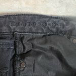 American Eagle  Highest Rise Mom Shorts Distressed Faded Black Denim Size 6 Photo 5