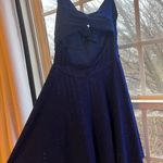 Windsor Sparkly Navy Homecoming Dress Photo 2