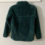 Eddie Bauer Woman's Plush Fleece 1/4 Snap Teal Pullover Size XS Photo 5