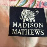 Madison Mathews Size Small Cotton 3/4 Sleeve Floral Pink Dress‎ Cottagecore Photo 1