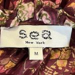 NEW SEA New York Giulia Print Long Sleeve Maxi Dress Size Medium Photo 7