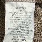 Talula Talulla Tan Oversized V Neck Long Sleeve Stretch Pullover Sweater Medium Boho Photo 6