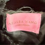 Azalea Wang Faux Fur Teddy Bomber Jacket Short Coat Black Large Photo 2