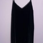 Victoria's Secret Velvet Slip Dress Women XS Black Mini Sexy Whimsigoth Witch Photo 0