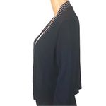Calvin Klein black Bolero Open Cardigan embellished w/ombré beading Medium EUC Photo 5