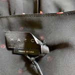 Hatch NEW The Stevie Long Sleeve Midi Dress Puff Sleeve Black Pink Floral 0 Size undefined Photo 14