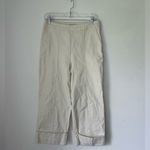 Rachel Comey  x Target Wide Leg Cropped Cuffed Pants Cream Size 8 Photo 1