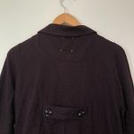 Anthropologie ALLIHOP  Through the Seasons Blazer Plum Purple 3/4 Sleeve Small S Photo 9