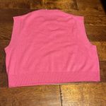 Pink Sleeveless Sweatervest Size Medium Photo 3