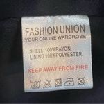 Fashion Union  long sleeve print dress size medium Photo 5