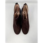 Madewell Brand New, no box  Size 11 Brown Suede Leather Slip on Booties Boots Photo 4