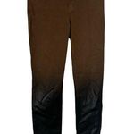 Current/Elliott Stiletto Ombre Skinny Jeans Ankle Crop Brown Black Women Size 27 Photo 0