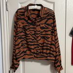 💙 All Saints Adeliza Zephyr Animal Print Shirt Photo 1