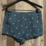 Obey  Sailor Shorts blue chambray embroidered dots Photo 0