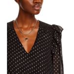 AQUA Ruffle Metallic Dot Dress, Size S, New with Tag MSRP $118 Photo 2