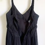 MNG Suit Braided Grecian Maxi Dress Gown Black Size 8 Photo 5
