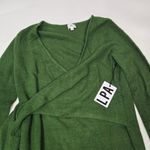 LPA  Sean Wrap Dress in Green Medium Photo 4
