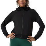 Vuori  Daily Jacket Performance Hoodie Women M Black Workout Athletic Gym Goth Photo 0