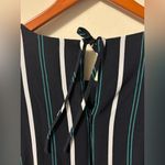 Eliza J  Navy Multicolor Striped Jumpsuit Photo 6