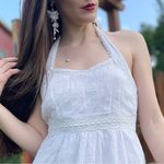 Anthropologie Vintage Maeve by  Cotton Babydoll Halter Sun Dress Size 6 Photo 5