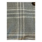Steve Madden  Nika Plaid Blazer Gray White‎ Double Breast Jacket Women Size Large Photo 9