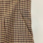 ZARA Plaid Pants - Women Size L - Brown/Tan Photo 4