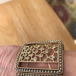 Crystal Accent Stretch Bracelet Rhodium Plated New Photo 5