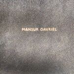 Mansur Gavriel Reversible Pillow Leather Tote Bag Black Photo 5