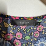 Zesica Dress Women M Black Floral Boho Wrap Maxi Wedding Guest Tradwife Modest Size M Photo 5