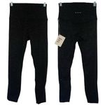 ACTA NWT  25" Evo Legging In Black Leopard Print Cropped Athletic Size Small Photo 1