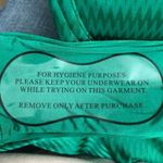 ONIA  Belle Rainforest Green Metallic Zig Zag One Piece Swim Suit Size Large NWT Photo 8