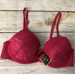 Lacy Bra 34B Pink Lace Underwire NWT 34 B 82614 Nylon Sexy Valentine Underwire Size undefined Photo 6