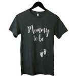 Bella Canvas  Mommy To Be T Shirt Graphic Tee Top Short Sleeve Cotton Solid Small Photo 0