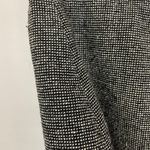 Vintage 90s Blanket Skirt Gray Fringe Stripes Modest Academia Western Midi Maxi Photo 9