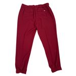 White House | Black Market WHBM Deep Red Loose Casual Jogger Ankle Pants Size 6 Photo 2