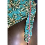 C&C California C & C California‎ Linen Tropical Shirt Roll Tab Sleeves Womens Small Vacation Photo 12