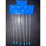Vintage‎ Goody Hair Pick Comb Blue Plastic Handle 6 Prong Hair Styling Tool Photo 1