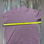 Abercrombie & Fitch  Burgundy Pullover Mock Neck Sweatshirt Fleece Lined XS Cute Photo 5