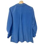 Laura Ashley Laura Scott Blue Collar Long Sleeve Button Down L Photo 18