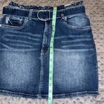 Urban Basics U2B medium mini denim skirt with belt and pockets not lined Blue Size undefined Photo 1