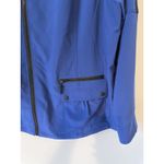 Chico's  Synergy Lightweight Workout Jacket Blue Black Size 12-14 (Chico Size 2) Photo 3