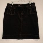 Aventura organic stretch cotton corduroy skirt black 14 Photo 0