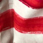 Victoria's Secret  Red and White Tie-Dye Shorts NWT! Photo 4